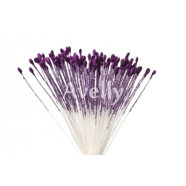 Тычинки для цветов фиолетовые медуница, мелкие