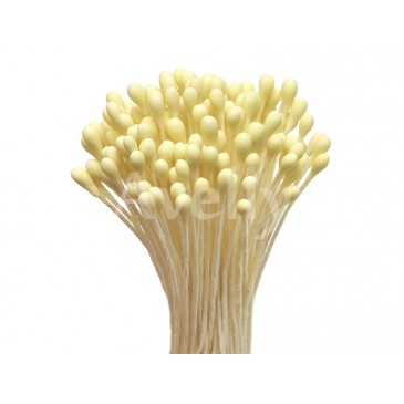 Японские тычинки для цветов желтые круглые средние 2-3 мм